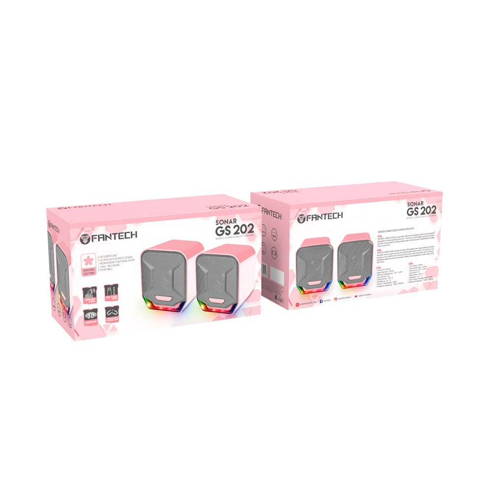 FANTECH SONAR GS202 GAMING SPEAKER SAKURA EDITION PINK FANTECH SONAR GS202 GAMING SPEAKER SAKURA EDITION PINK